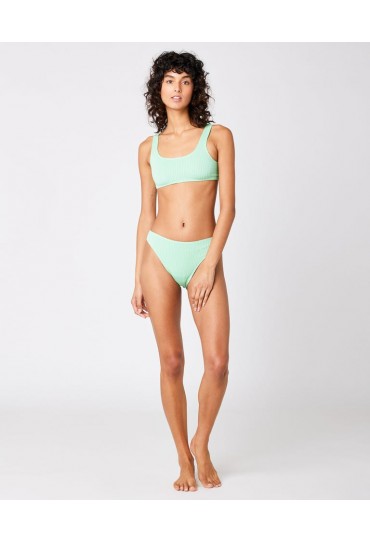 Rip Curl Surf Cities bralette bikini top (Light Green)