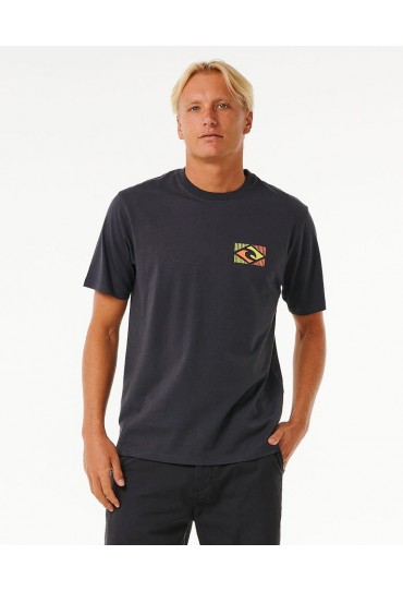 Rip Curl Traditions Short Sleeve T-Shirt (Washed Black)