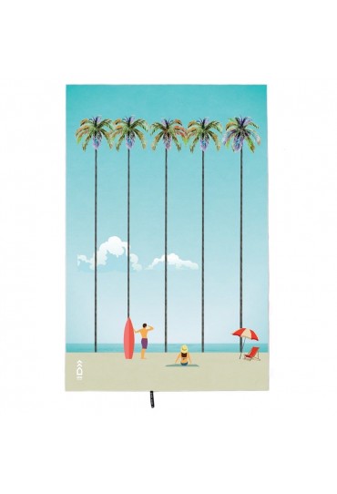 One Zipper-Palm Beach · Beach Towel