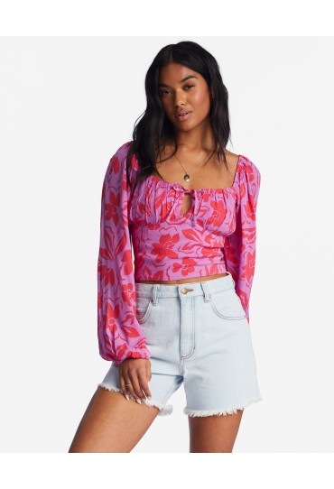 Billabong On Your Mind - Crop Top (BRIGHT ORCHID)