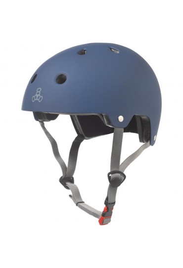 Triple Eight Dual Certified Helmet 9 (Blue Matte) L/XL