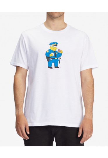 Billabong Simpsons Wiggum Donut - Short Sleeve T-Shirt