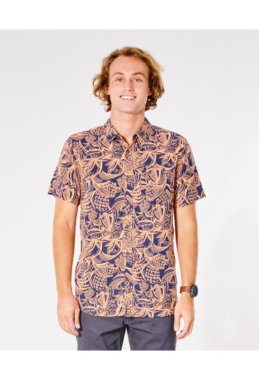 Rip Curl Party Pack Short Sleeve Shirt (Navy)