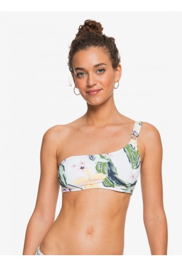 Roxy Bloom-Asymmetric Bikini Top 