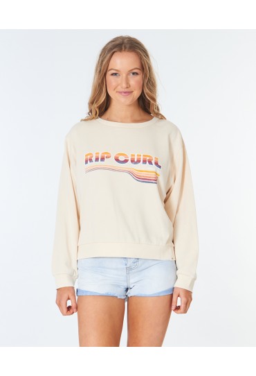 RipCurl Golden Days Crew Fleece (Cream)