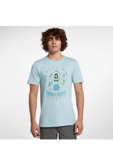Hurley Hulightenment Mens T-Shirt (Ocean Bliss)