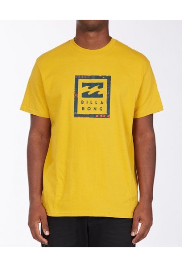 Billabong United Stacked T-Shirt (Mustard)