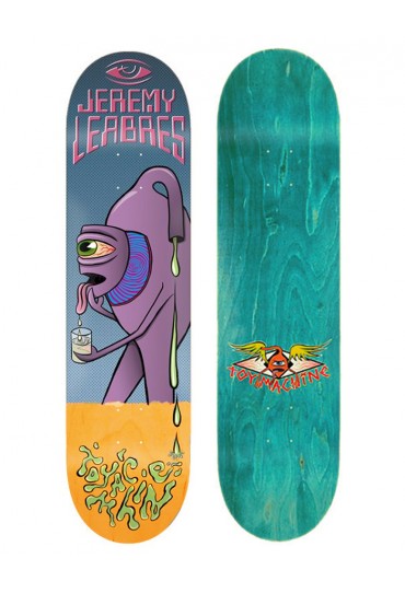 TOY MACHINE JEREMY LEABRES FACE OFF DECK 8.38"