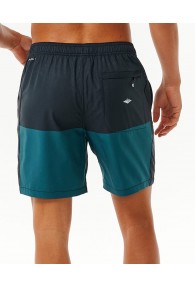 Rip Curl Vaporcool Pivot Volley Swimming Shorts (Black/Blue)