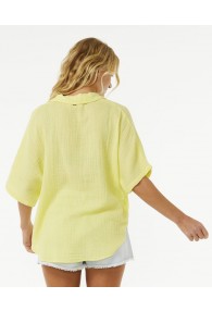 Rip Curl Premium Surf Short Sleeve Shirt (Bright Yellow)
