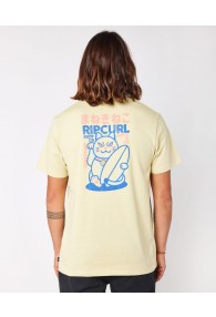 Rip Curl Desti Animals Short Sleeve T-Shirt (Vintage Yellow)