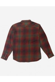 Billabong Coastline Flannel Long Sleeve Shirt (Brick)