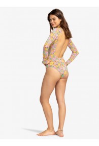 Roxy Fashion - Long-sleeved one-piece swimsuit (Root Beer All About Sol Mini)