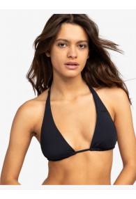 Roxy Beach Classics - Women's Elongated Triangle Bikini Top (Charcoal)