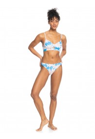 Roxy Love The Surfrider - Bikini Bottoms (Azure Blue Palm Island)