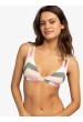 Roxy Vista Stripe - Triangle Bikini Top (Agave Green Very Vista Stripe)